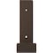 Ekena Millwork Steel Hanging Shelf Bracket, Hammered Brown 2"W x 12"D x 7"H BKTM02X12X07HSHBR - alternate 4